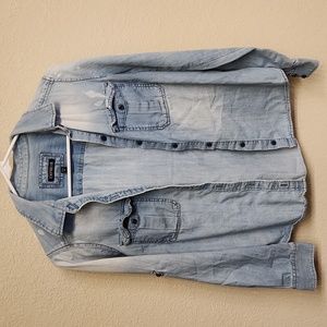 Express Jean Button Up